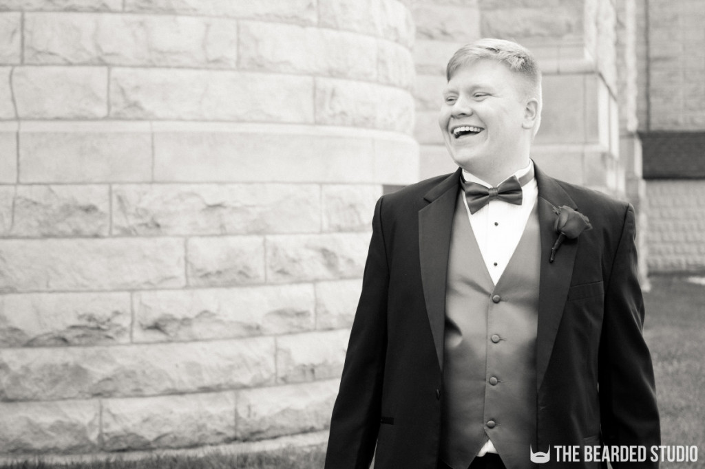 Groom Wedding Portrait Fun