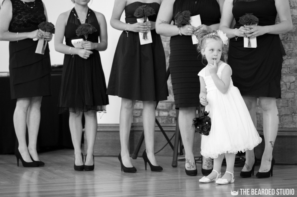 Cute Flower Girl Moment