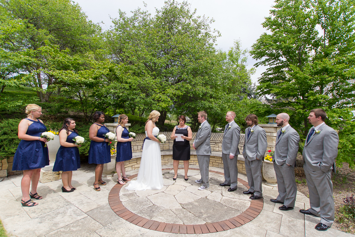 Bridal Party During Ceremony