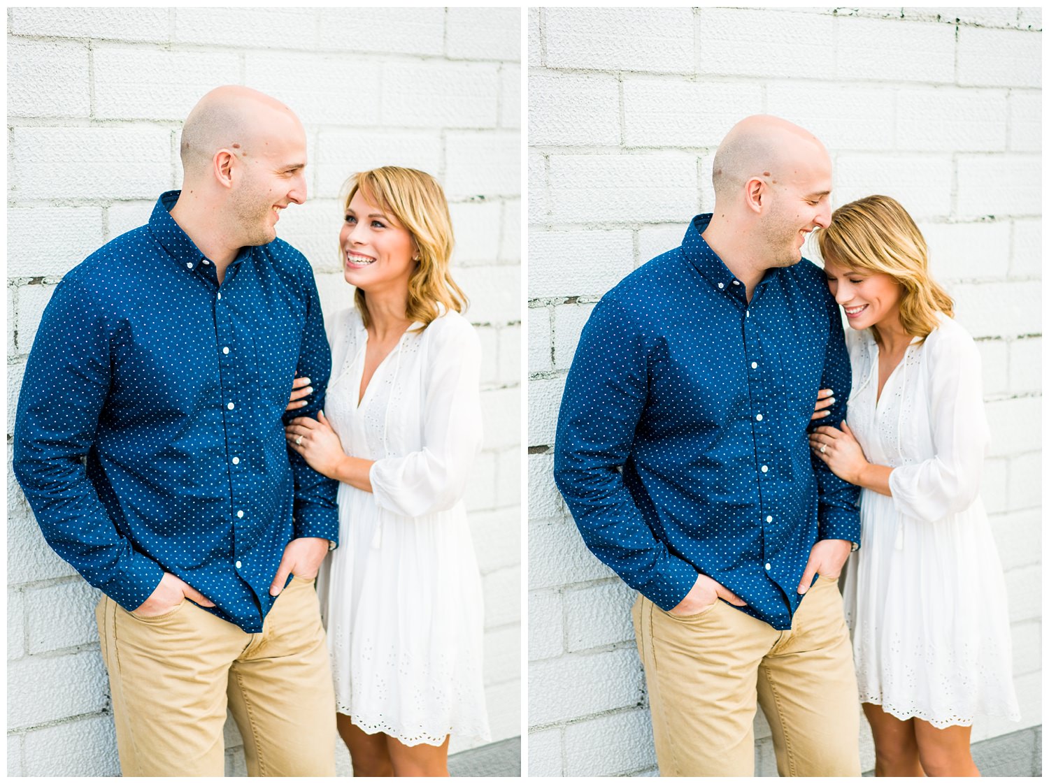 Downtown des moines engagement photography