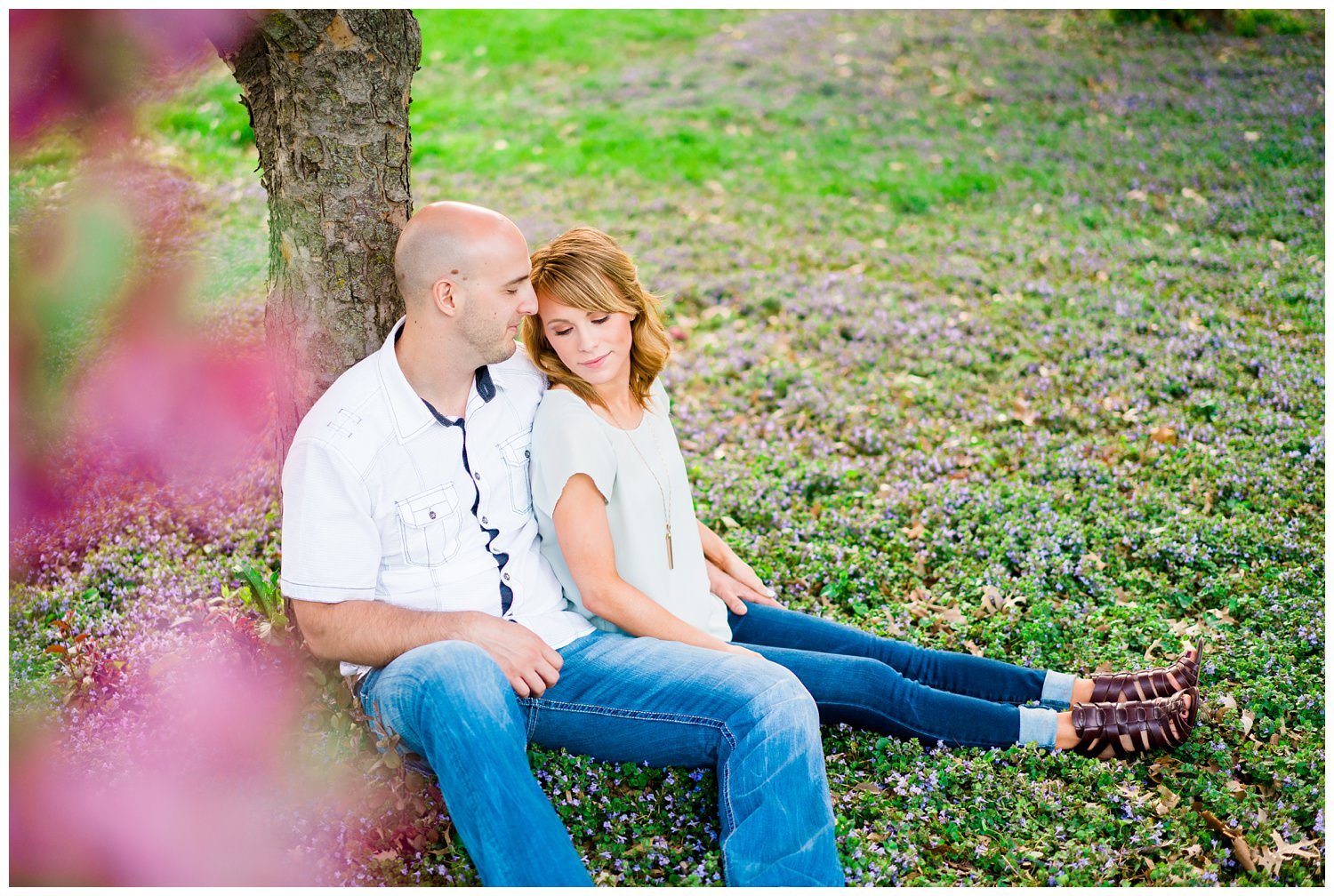 des moines water works park engagement photography