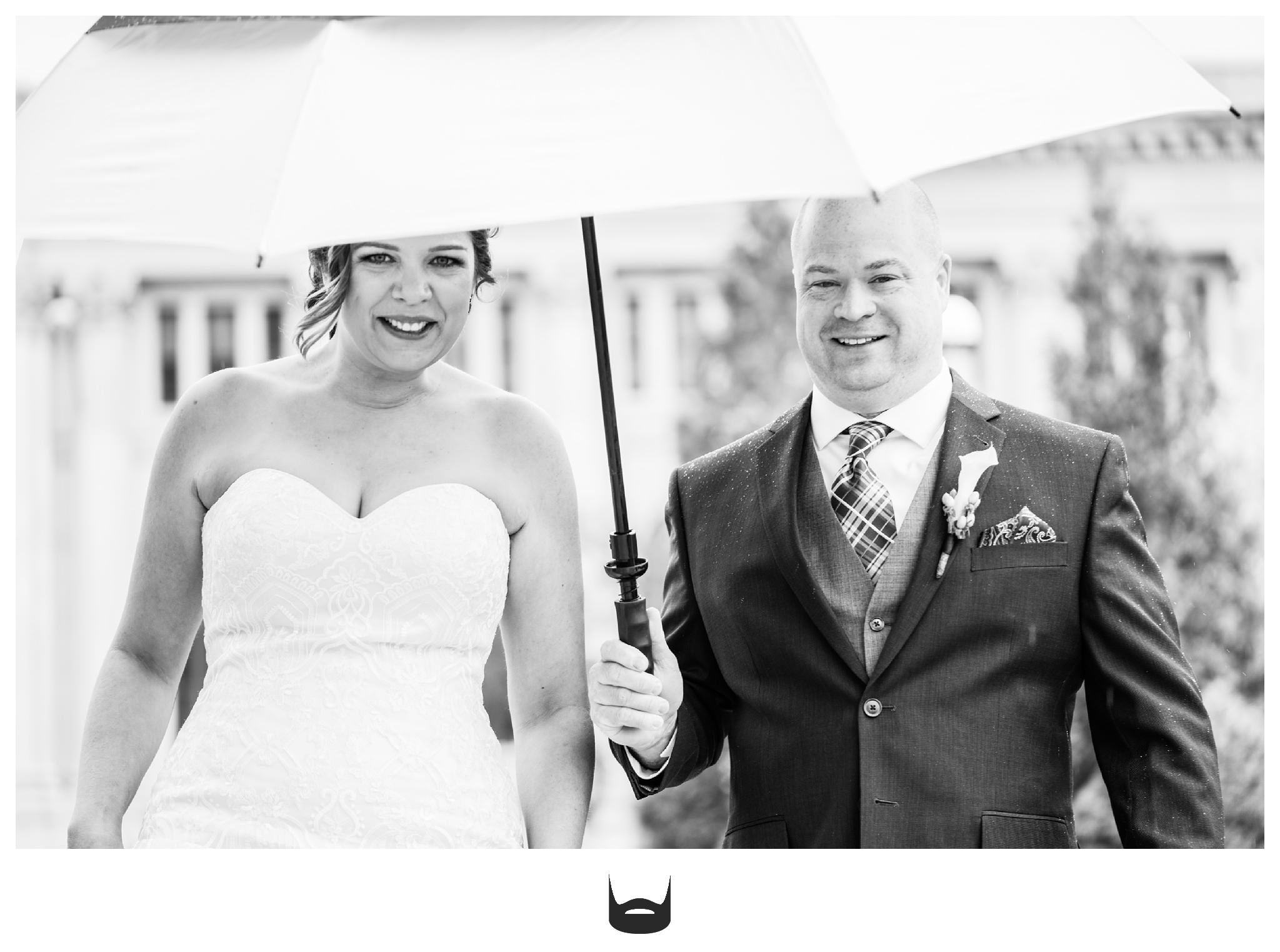 Des Moines Wedding Raining Photography