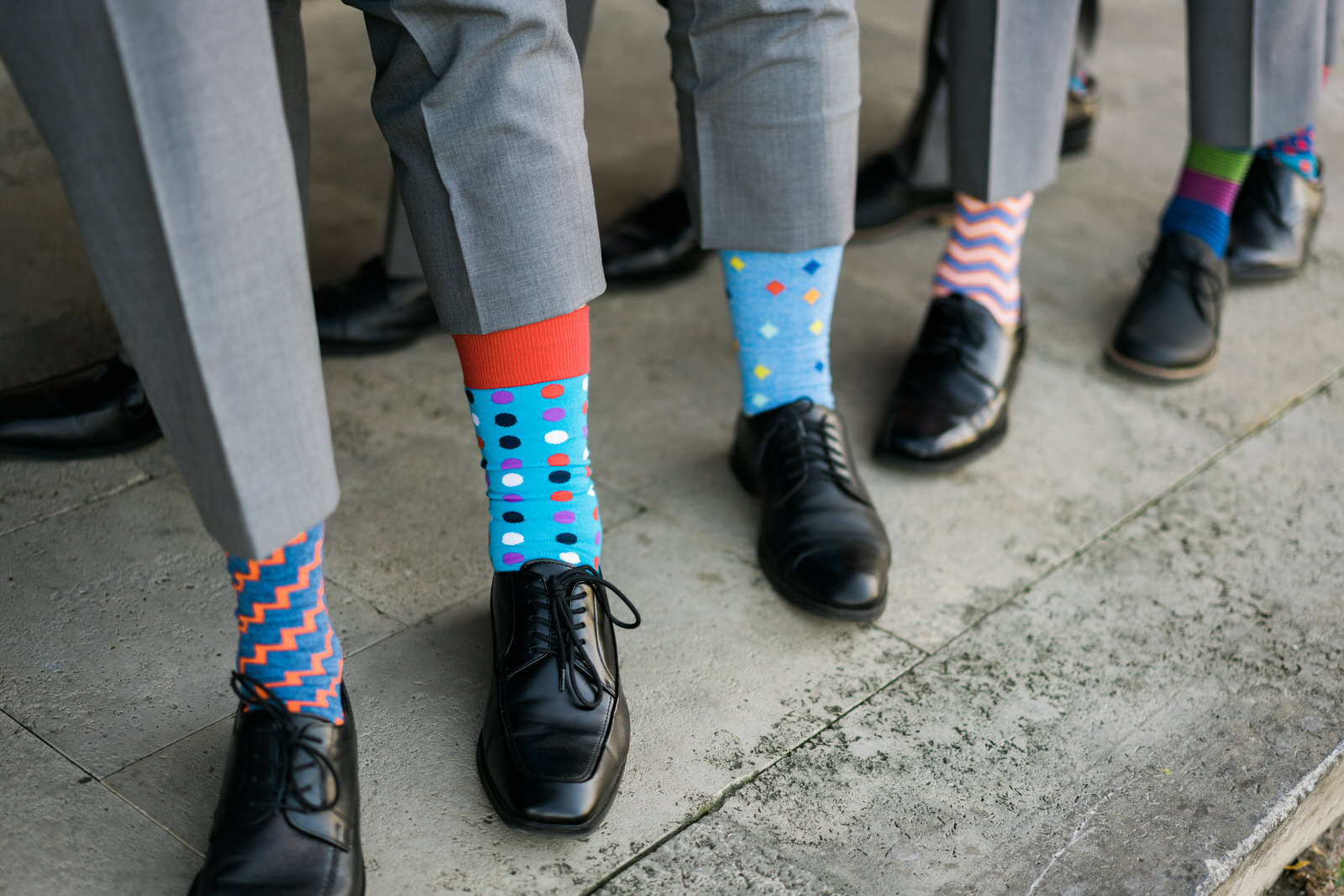 Des Moines Wedding Photography Groomsmen Socks